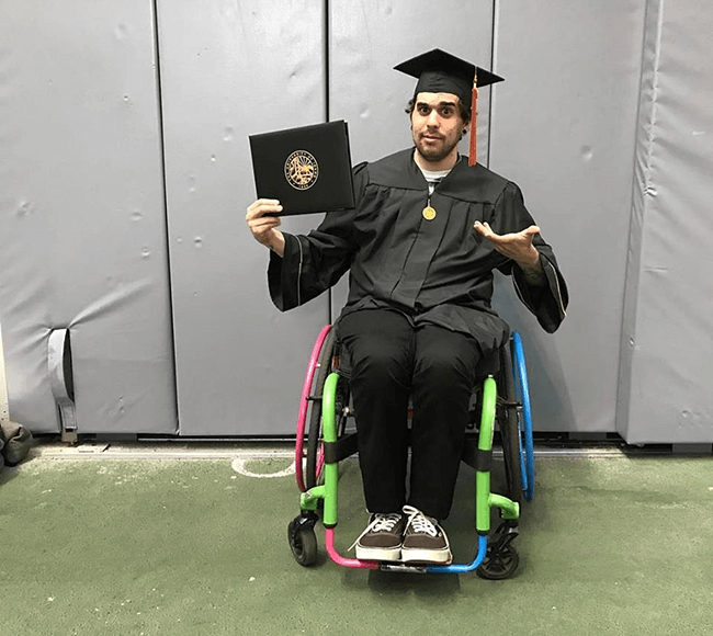 Cody Piscitelli with B.S. in Environmental Science