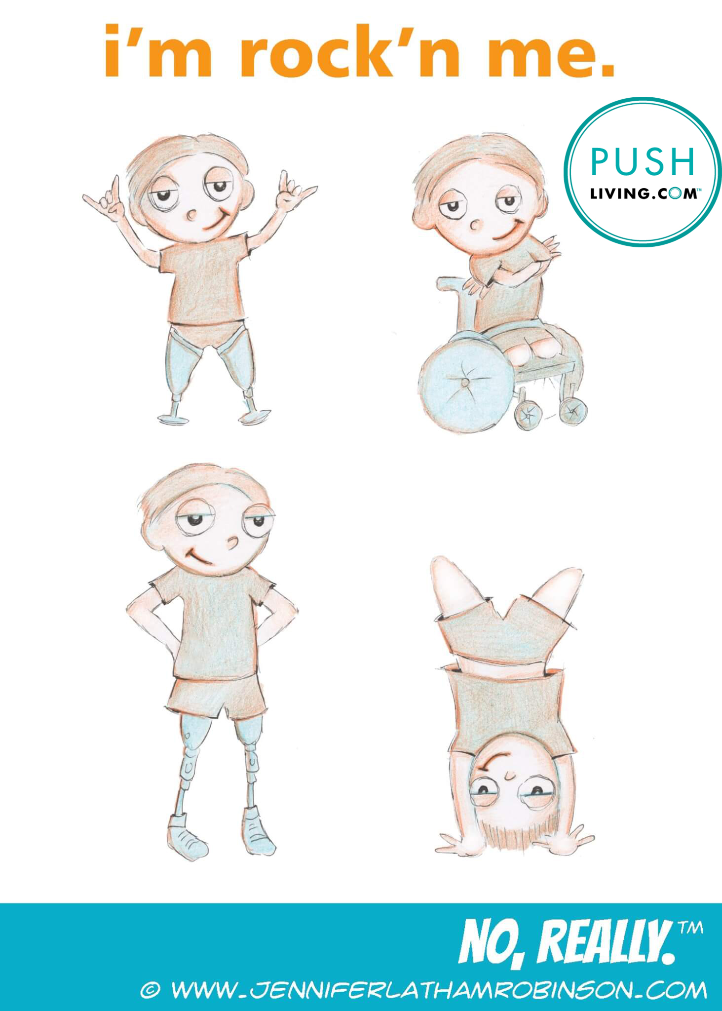 IM ROCKN ME 1 - PUSHLiving Comic Strip: I'm Rock'n Me