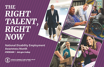 “Right Talent, Right Now” - Navigating Disability Employment 2019PosterEnglishFront - “Right Talent, Right Now” - Navigating Disability Employment