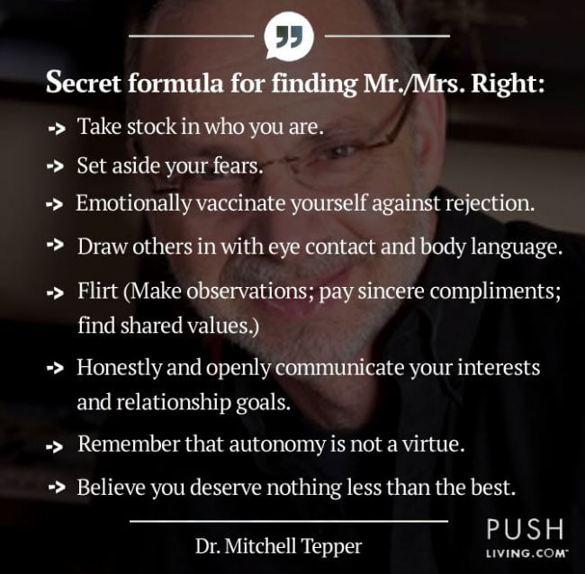 secret formula - Secret Formula For Finding Mr./Mrs. Right
