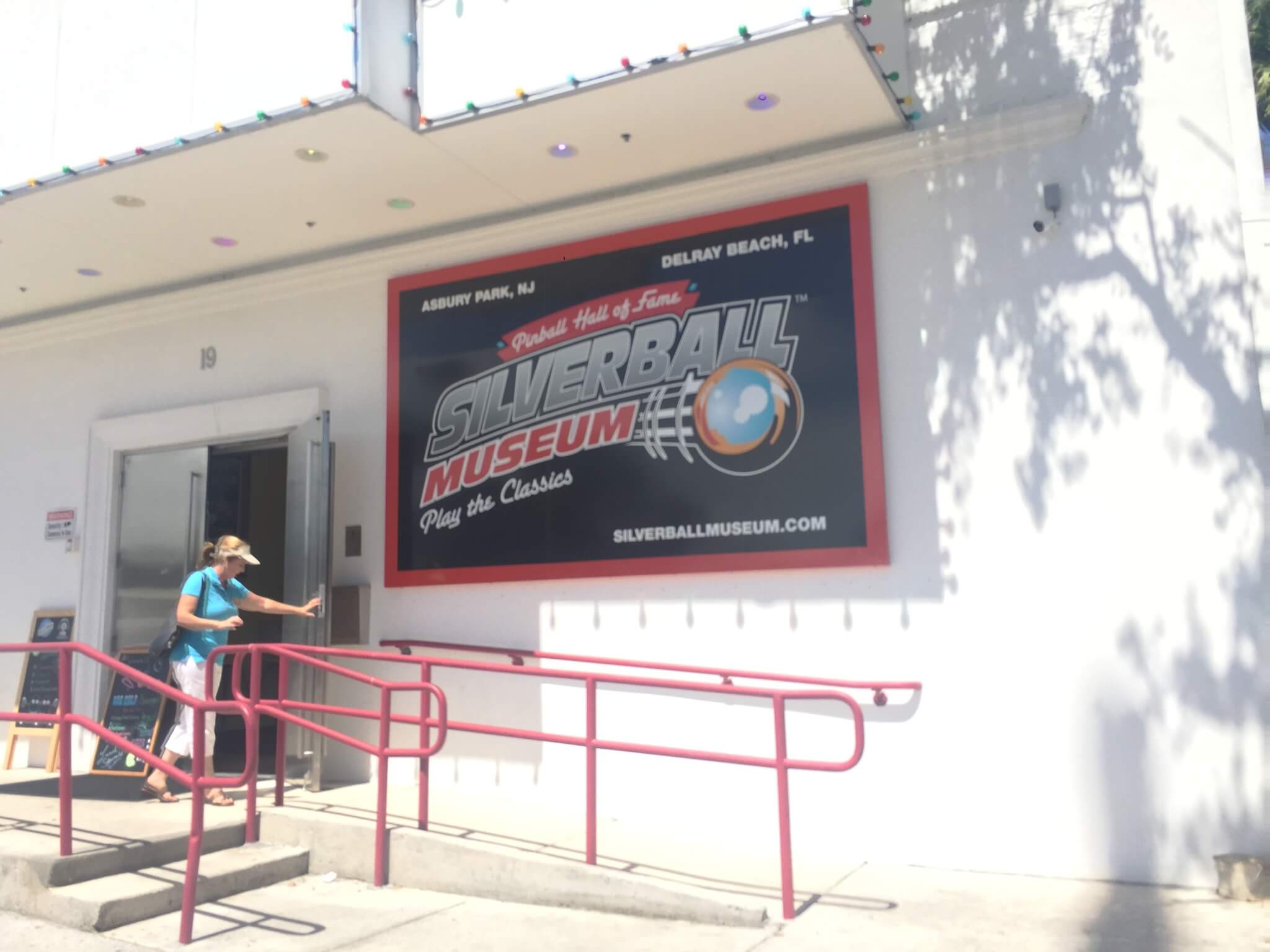 wheelchair ramp outside an accessible museum