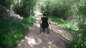 renee 300x169 - Disabled Woman in Forest