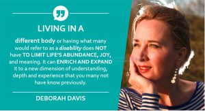 Deborah Davis Speaker 300x163 - PUSHLiving Advisors: Positive Disability Inclusion Training, Speaking, & Marketing Consulting