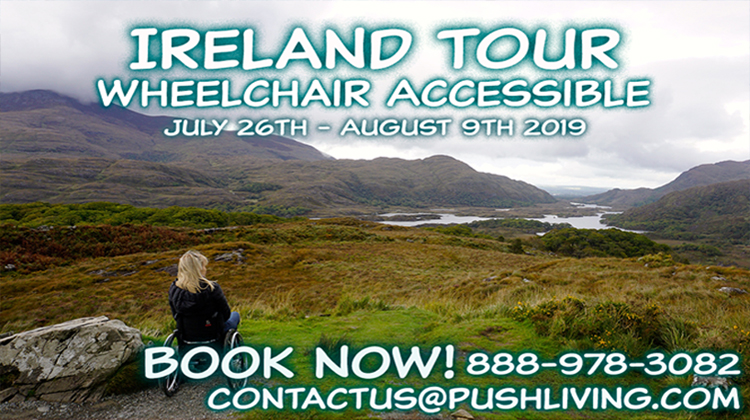 Pushliving Ireland Tour Wheelchair Accessible