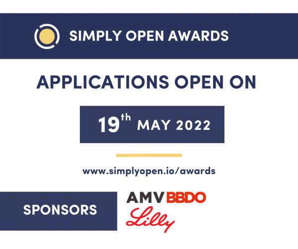 Simply Open Awards Social Media Announcement 3 600x503 - HAVE YOU CREATED A SOLUTION THAT HAS HELPED REDUCE BARRIERS AROUND YOU?